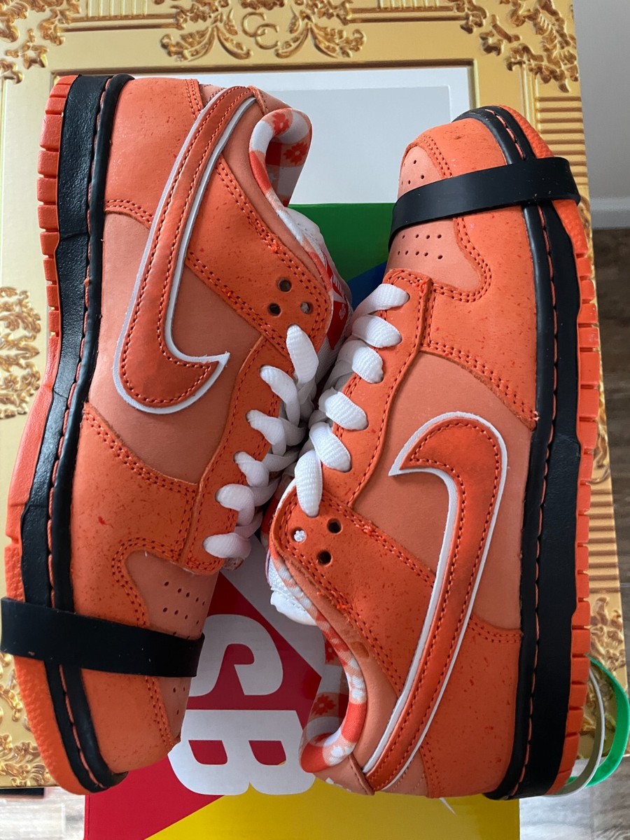 SPECIAL BOX Concepts Nike SB Dunk Low Orange Lobster 7 Women Men