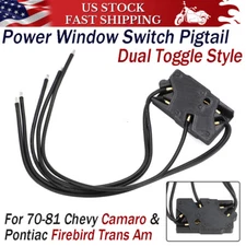 Power Window Switch Dual Toggle Connector For Camaro Pontiac Firebird Trans Am