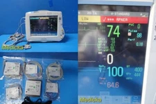 Philips Intellivue MP50 Patient Monitor W/ Module & Accessory Leads ~ 34069