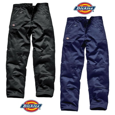 Work Cargo Trousers Black Or Navy Blue 