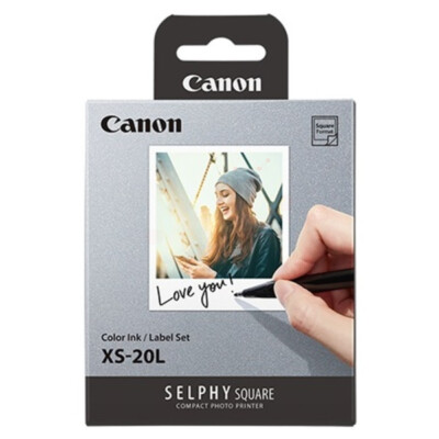Canon 4119C002 XS-20L Fotokartusche Etiketten 68x68cm, 20 Seiten für Canon S