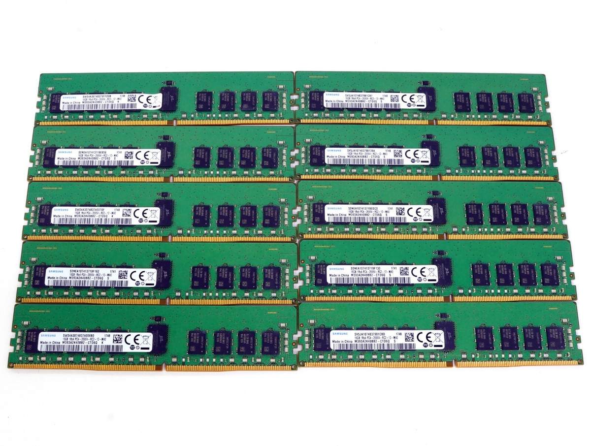 Samsung 16GB PC4-2666V-R 1Rx4 DDR4 ECC REG RDIMM Server RAM