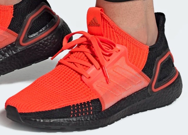 adidas ultra boost 19 solar red core black