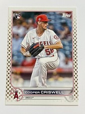 2022 Topps Baseball Gold Stars #521 - Cooper Criswell RC - Los Angeles Angels