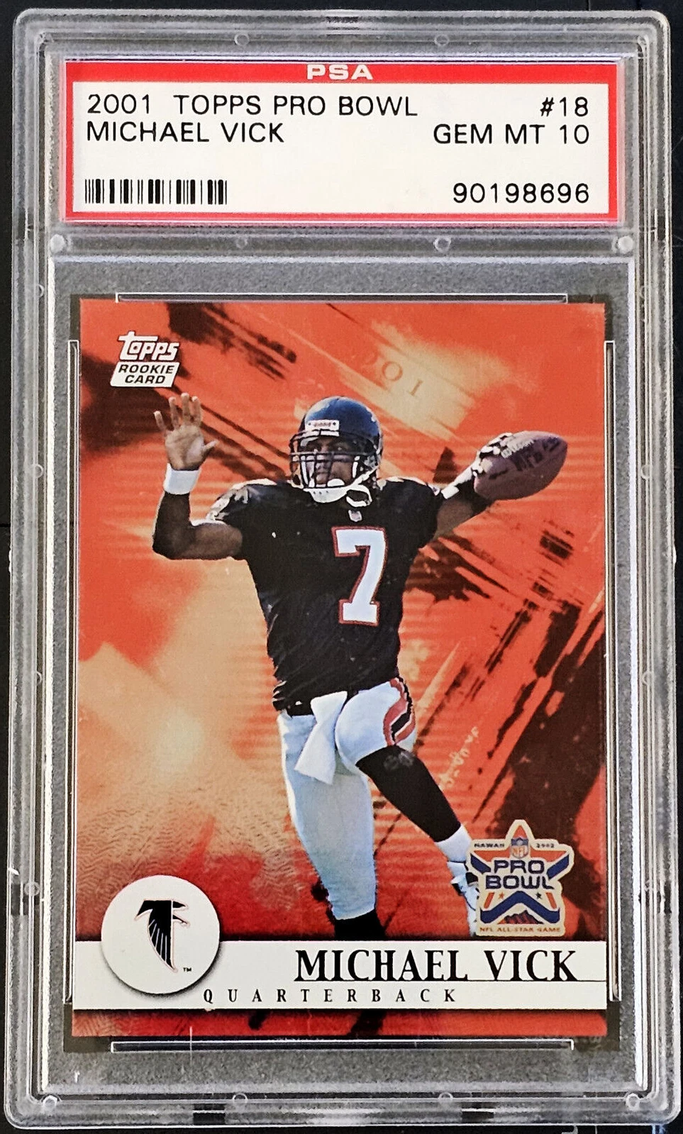 Michael Vick Topps Pro Bowl #18 Base