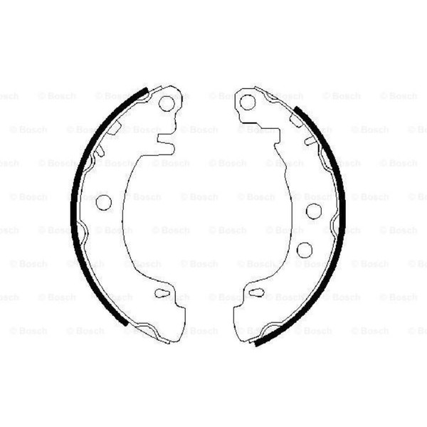Bosch Bremsbackensatz Bremsbacken Hinten FüR Renault Megane I BA0/1_ EA0/1_-image
