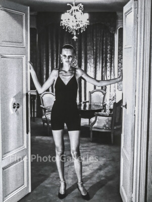 1978 Vintage HELMUT NEWTON Fashion Model Lingerie Monaco LARGE FORMAT Photo Art
