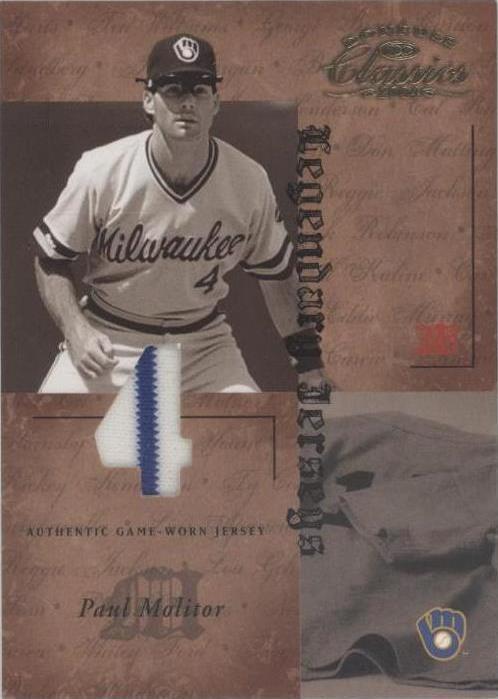 2004 Donruss Classics - Paul Molitor #LJ-36 - 1 of 1