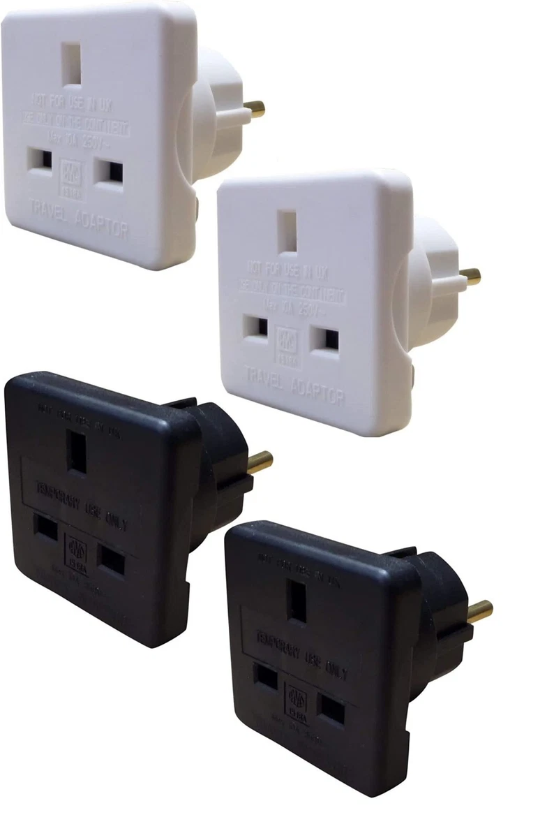 Adaptateur De Voyage UK Vers France – Avec Port USB A – Marque Paidashu – Neuf – 2 Ans Garantie
