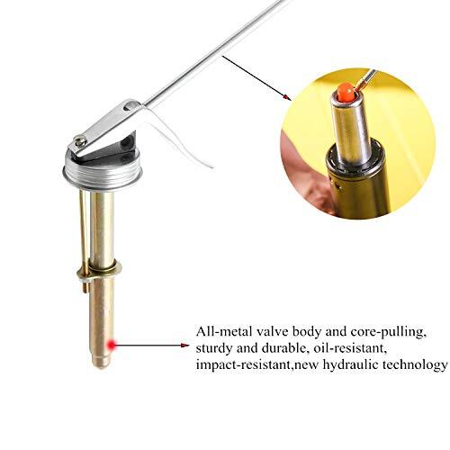 High Pressure Pistol Hand Pump Oil Can with 9.65 inch Metal Spout (16 oz/500ML) - Picture 3 of 7