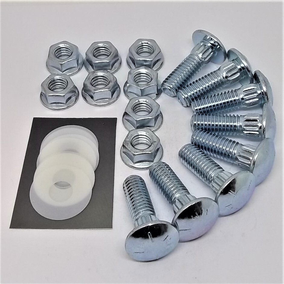 2 Crossmember Bolt kit for Semi Trailers =2 Kits Tornillos para Los