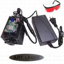 Focusable TTL / Analog 450nm 445nm 10W 10000mW blue laser module engraving metal