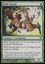 MTG Magic the Gathering Wild Nacatl (152/260) Shards of Alara LP