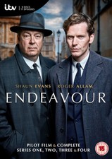 Endeavour: Complete Series One to Four DVD (2017) Sam Reid cert 15 9 discs