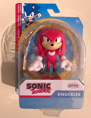 NIB Jakks Sonic the Hedgehog 2 1/2'' Classic Knuckles Action Mini Figure Toy