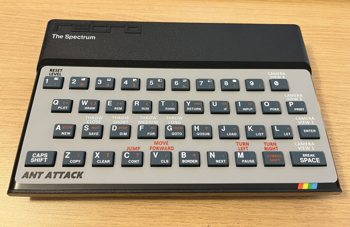 Ant Attack - Keyboard Overlay - ZX Spectrum / The Spectrum | eBay UK
