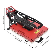 40*50cm Clamshell  Open Heat Press Machine with Slide Out Function Heavy