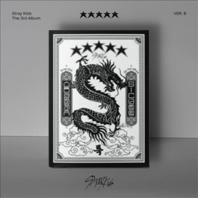 STRAY KIDS 3rd Album 5-STAR B Ver CD+P.Book+2p P.Card+M.Poster+Sticker+Post+Gift