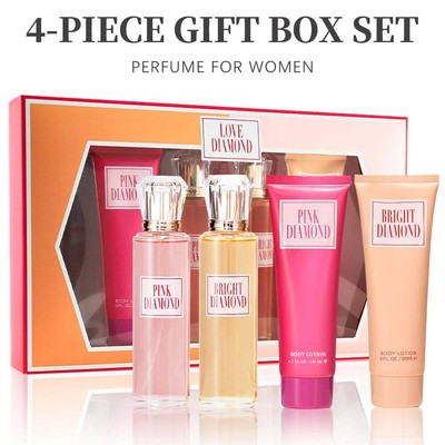 Women's Fragrance Sets 2 Pc 3.4fl.oz Eau de Parfum Spray and 2 Pc 4.1fl.oz Body