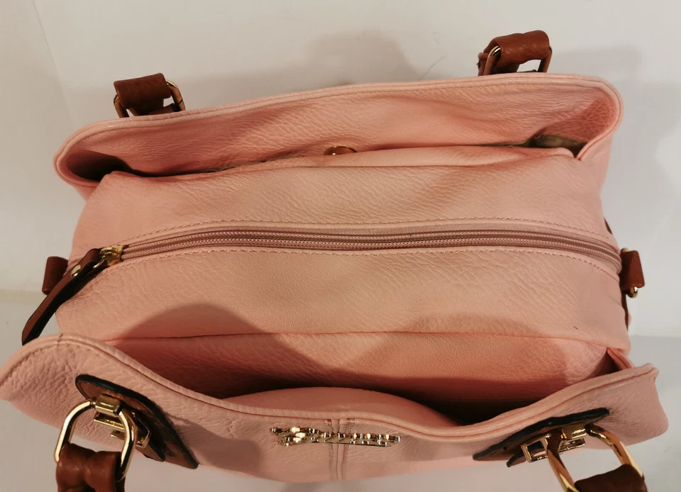 ANCIEN SAC A MAIN GUESS – ROSE - VINTAGE PURSE HANDBAG - Photo 4/4