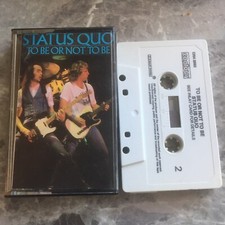 Status Quo - To Be Or Not To Be - Cassette Tape - Good Cond Contour Records