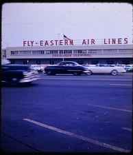 Eastern Air Airlines Terminal Miami? Vintage Stereo Realist slide Kodachrome 597