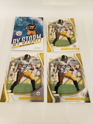 2021 Panini Absolute Najee Harris Rookie Lot of 3x Base RCs + By Storm Insert