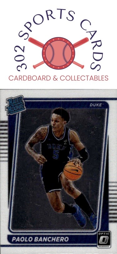 2022 Panini Chronicles Draft Picks #2 Paolo Banchero Donruss Optic Rated Rookie