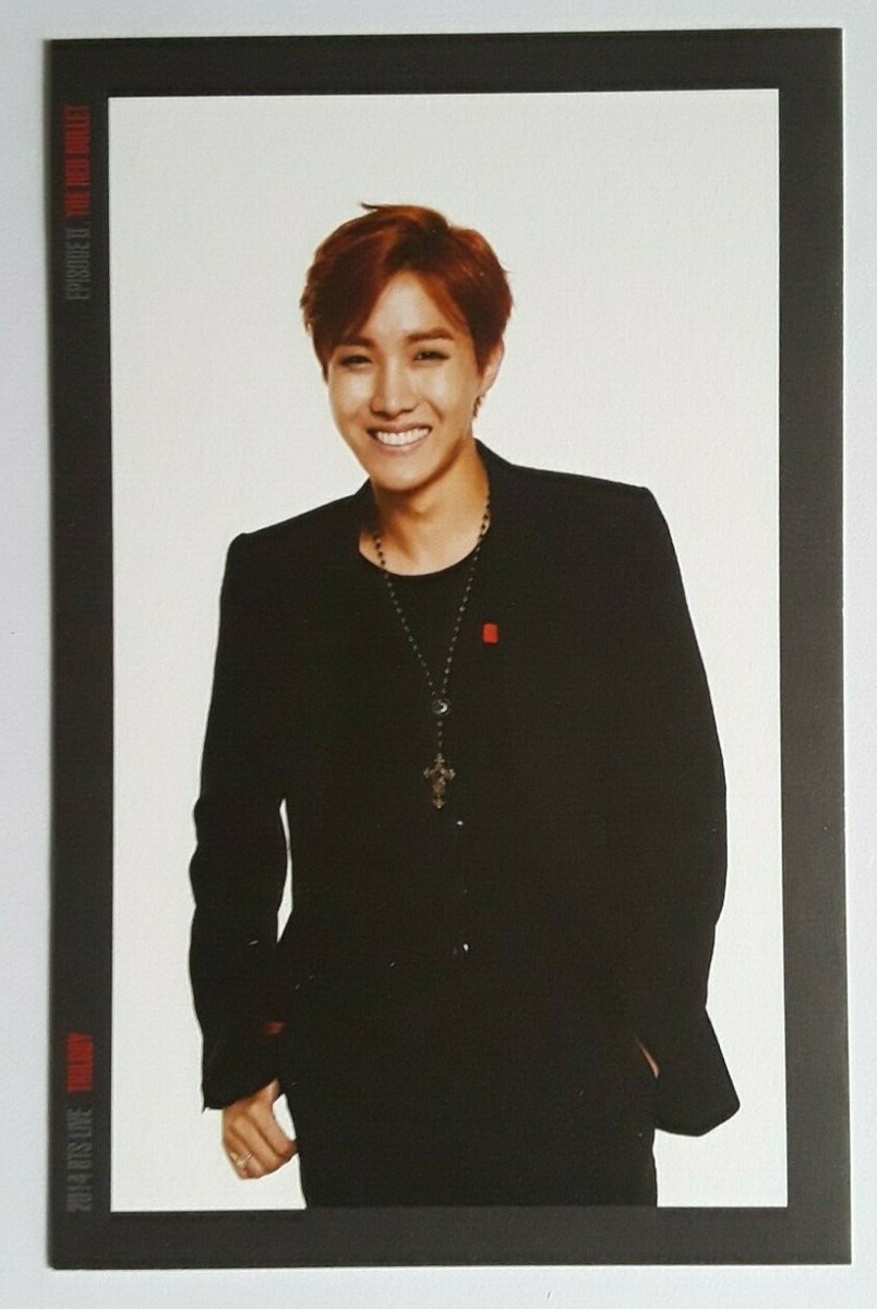 BTS 2014 LIVE TRILOGY THE RED BULLET Official Photo Card (JHOPE