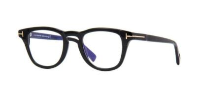 TOM FORD FT 5660 B 001 Blue Control Black Brille Glasses Frames Eyeglasses 51mm