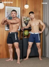 2PACK GX3 SUPER POP LONG BOXER JAPAN SEXY UNDERWEAR  K2033