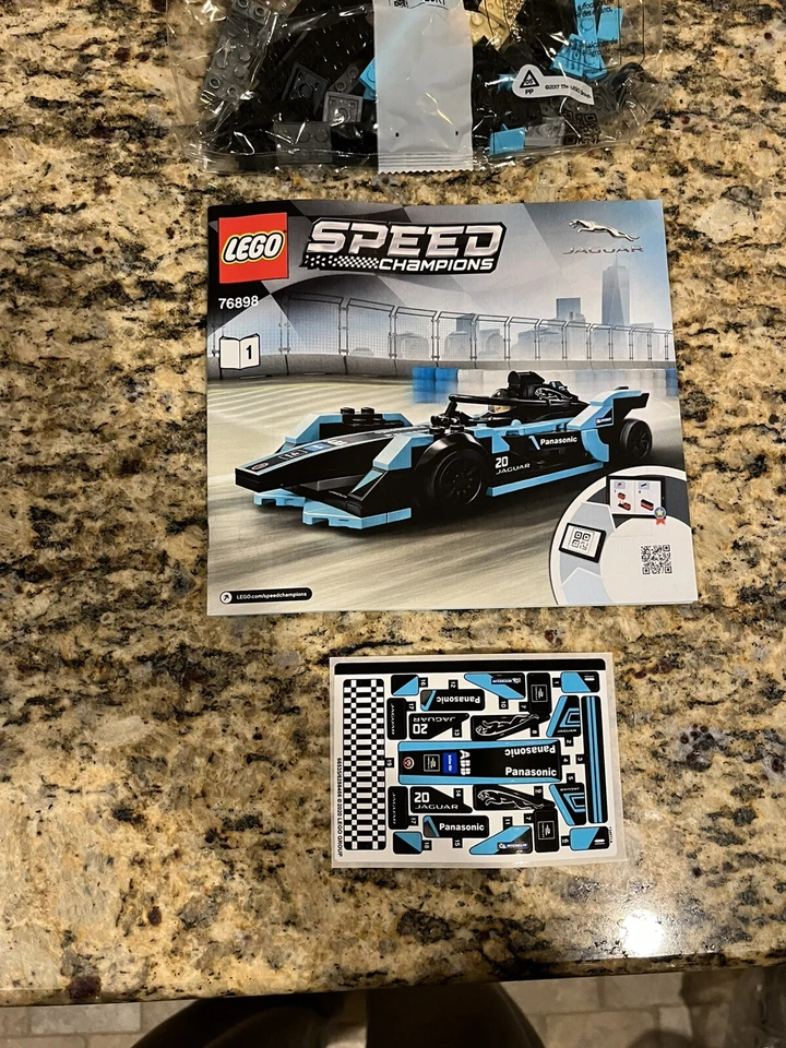 LEGO Speed Champions Jaguar Formula E Panasonic Racing GEN2 Set 76898 New ONLY - Image 3 of 4