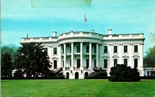 Washington DC White House Exective Mansion Postcard Unused (32100)