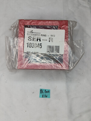 (Lot of 2) SER-R WHEELOCK 103045 Extension Ring-Red