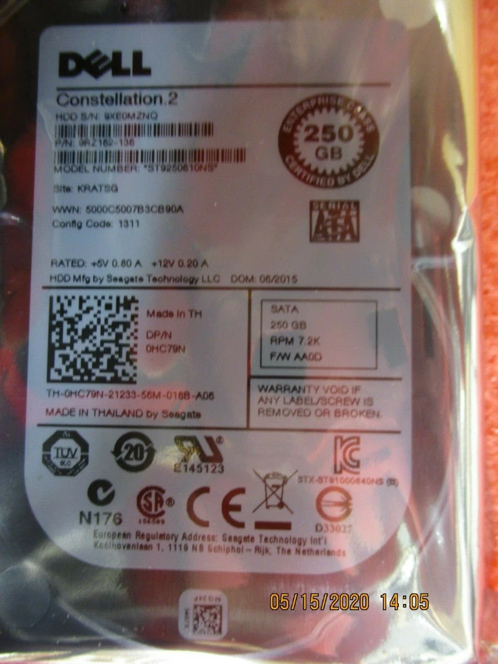 Dell - 9RZ162-136 - Constellation, HDD 250GB - Image 4 of 4