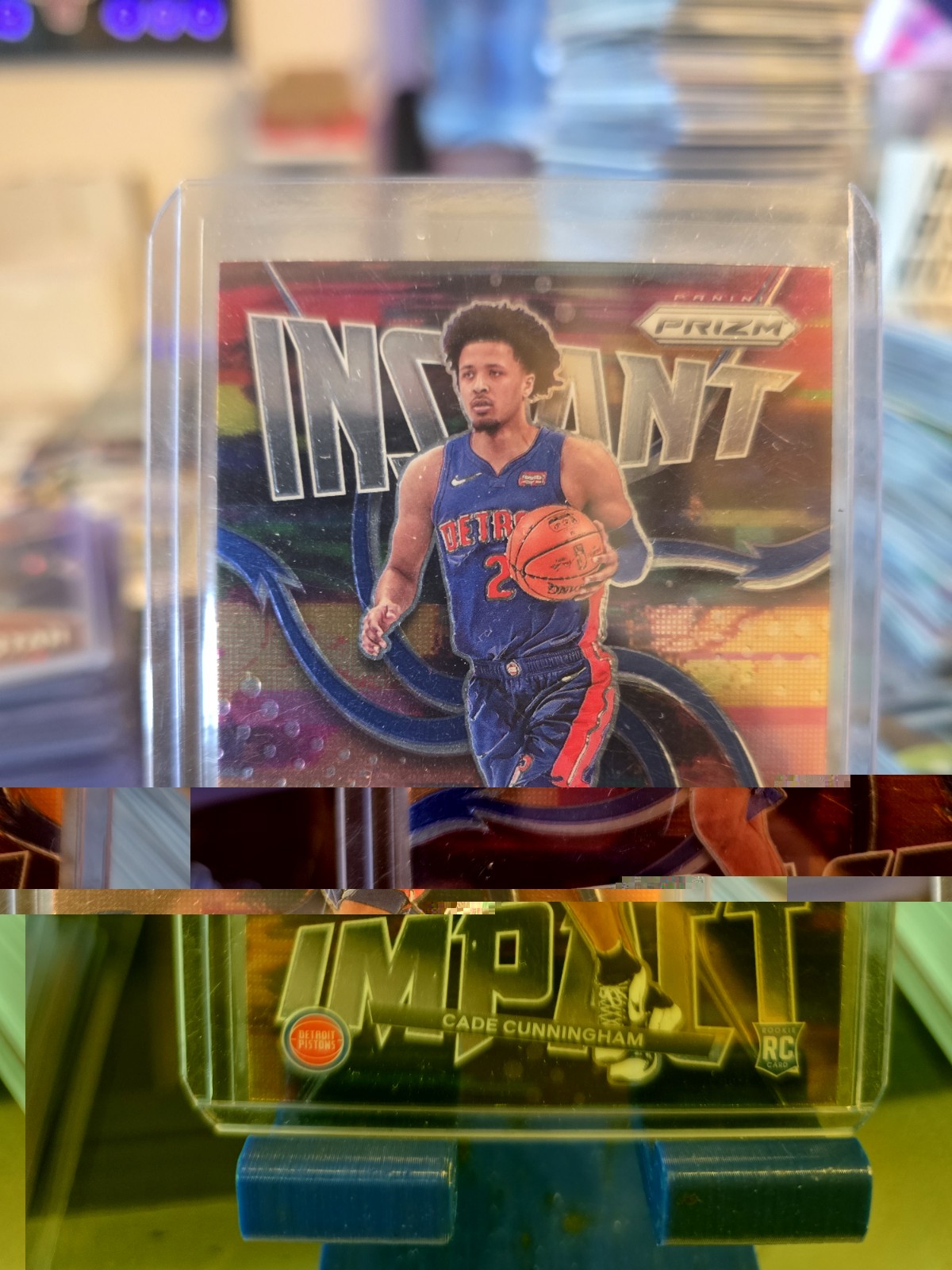 2021-22 Panini Prizm - Instant Impact Cade Cunningham #1 Silver Prizm (RC)
