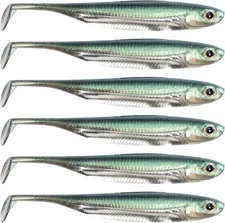 Dr.Fish Paddle Tail Swimbaits, Soft Fishing Lures 3.06"-5 Pack, Watermelon 