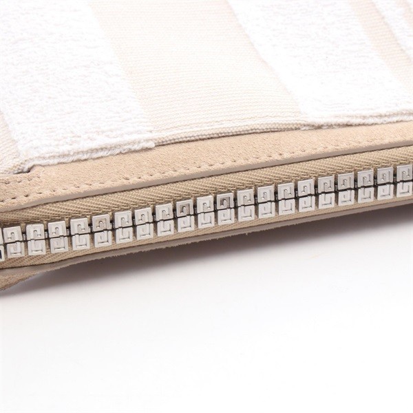 Givenchy Second Bag Clutch Leather Suede Beige Women's Used Authentic thumbnail 7