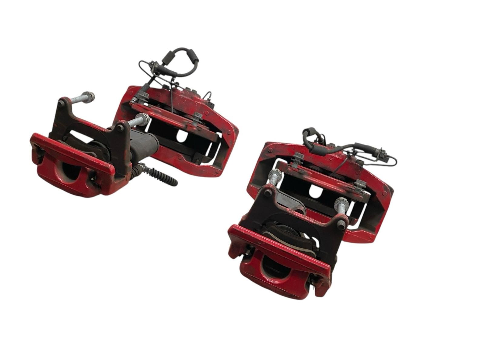 2015 BENTLEY CONTINENTAL RH LH FRONT & REAR BRAKE CALIPER SET 4PCS RED 48K MILES