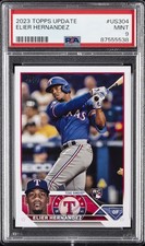 2023 TOPPS UPDATE #US304 ELIER HERNANDEZ ROOKIE RC PSA 9