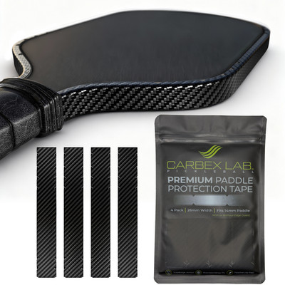 Pickleball Edge Guard Tape 26mm for 14mm Paddles   4 Pack Protection   Black