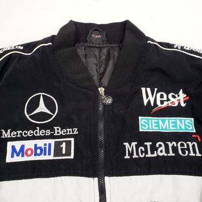 MCLAREN MERCEDES Warsteiner West Formula F1 Race Bomber Jacket