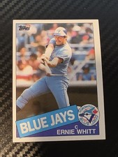 1985 Topps - Ernie Whitt #128 Toronto Blue Jays 