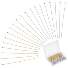 304 Stainless Steel Head Pin Findings, 200 pcs 2 Colors 2 Inch Craft Pins for...