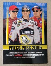 2005 Press Pass #120 Dale Earnhardt Jr/Jimmie Johnson/Jeff Gordon 