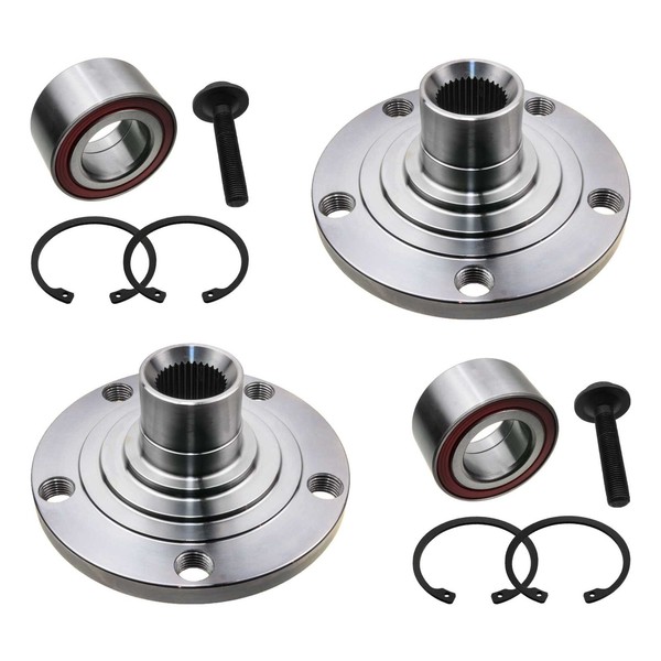 2 X Radlager Radnabe Vorn FüR 1.6 1.8 2.0 Audi A4 8D B5 A6 C5 VW Passat 3B 3BG-image
