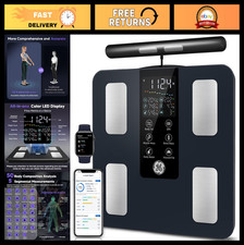 Digital Body Weight Scale - 8-Electrode Bluetooth Bathroom Scale, BMI  Muscle M