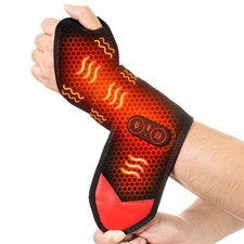 Cordless Wrist Hand Heating Pad Massager Carpal Tunnel Arthritis Pain Relief
