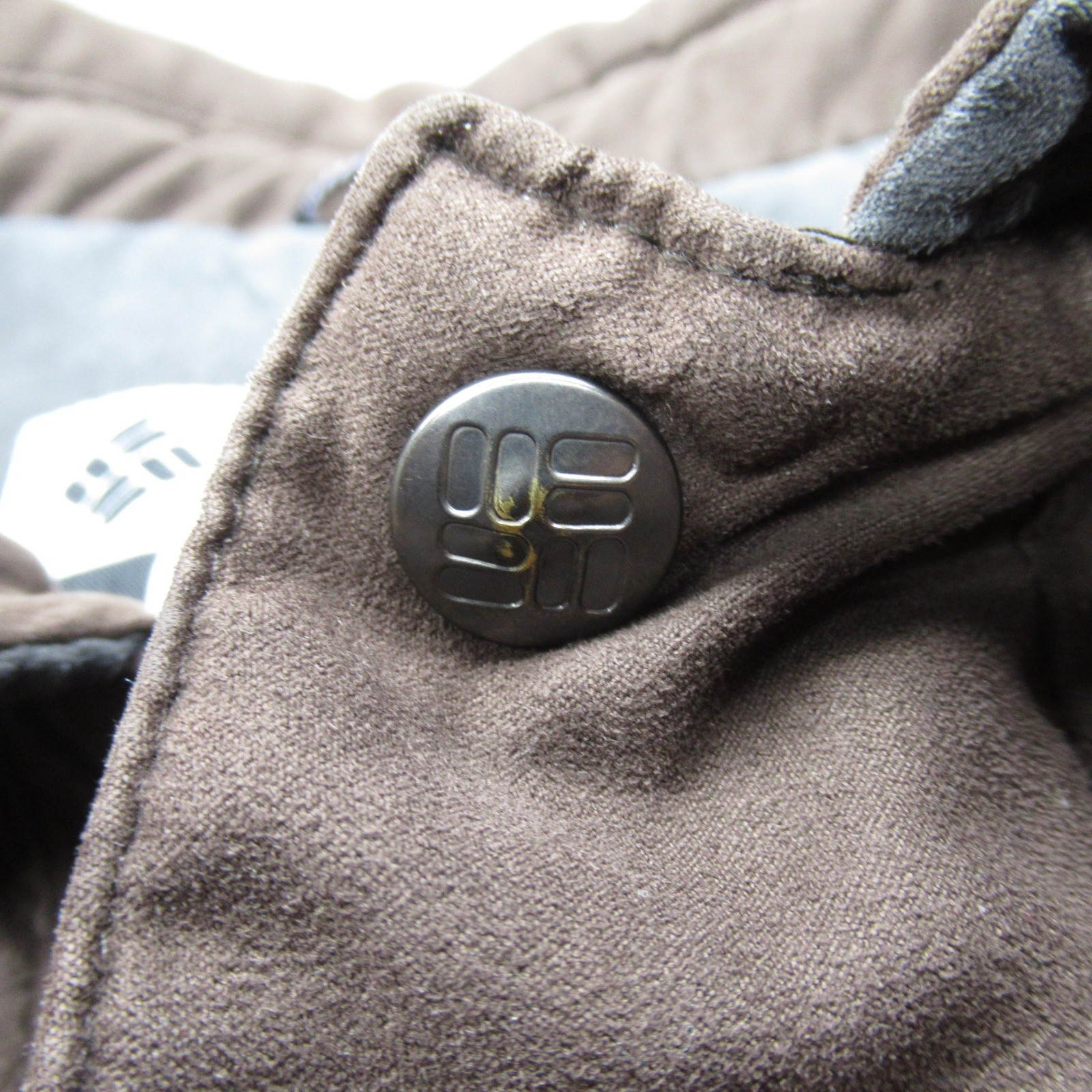 Columbia Jacket Mens Medium Brown Suede Zip Pockets Collared Insulated Full Zip thumbnail 10