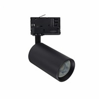 Led 3-Phasen Stromschienenstrahler Madara GU10 Spot 230V IP20 Max. 8W Schwarz